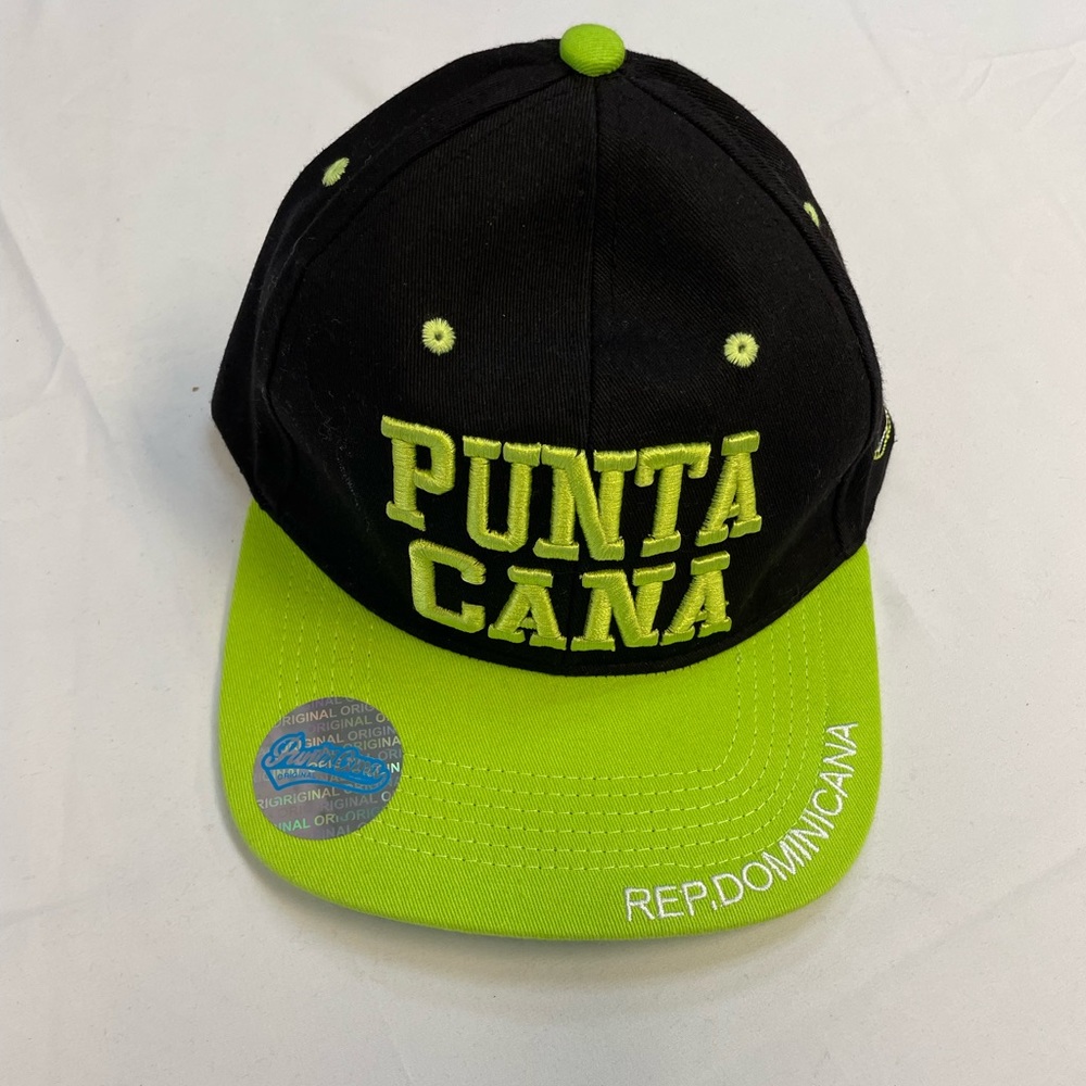 Punta Cana‎ hat lime black SnapBack HATS